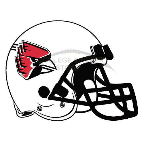 Customs Ball State Cardinals 1990 Pres Helmet Iron-on Transfers (Wall Stickers)NO.3767
